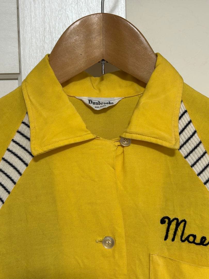 60s Dunbrooke サイズ34 ボーリングシャツ　レーヨン