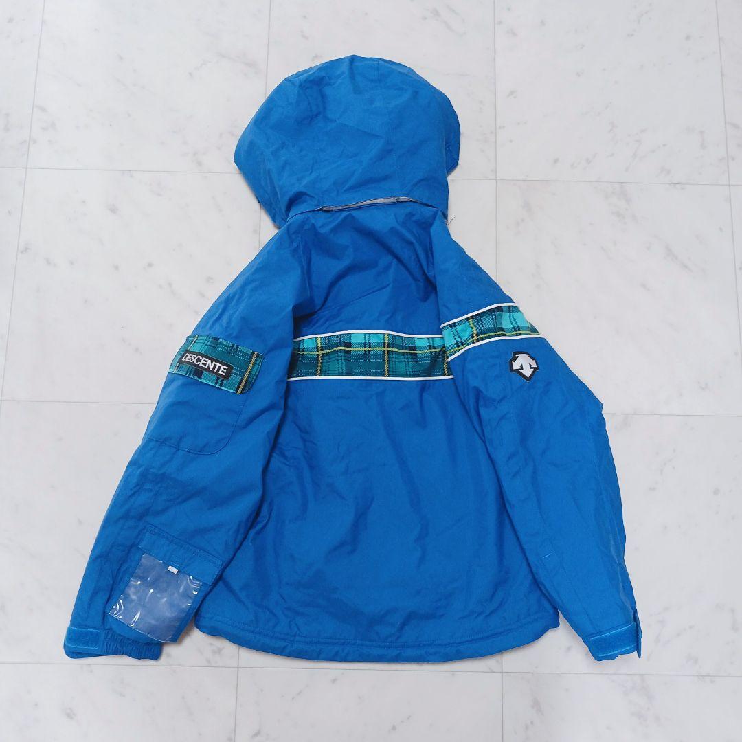 DESCENTE　ヒートナビ　スキーウェア　130 スノボ 上下 ロゴ