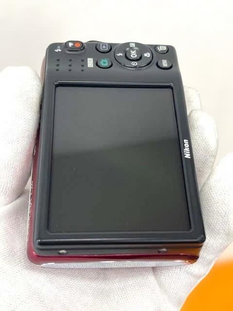 Nikon COOLPIX L26 レッド 稼働品 コンパクトデジカメ 電池付き