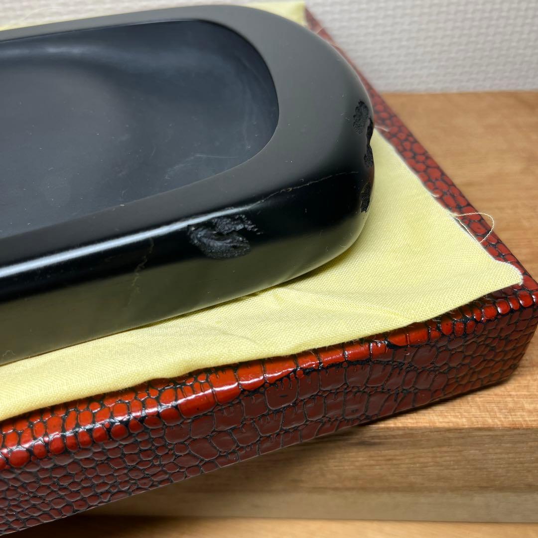 ⭕️希少　高価　新品美品　鍋倉山龍渓硯　清泉堂　三代目　深澤秀教　大型な硯