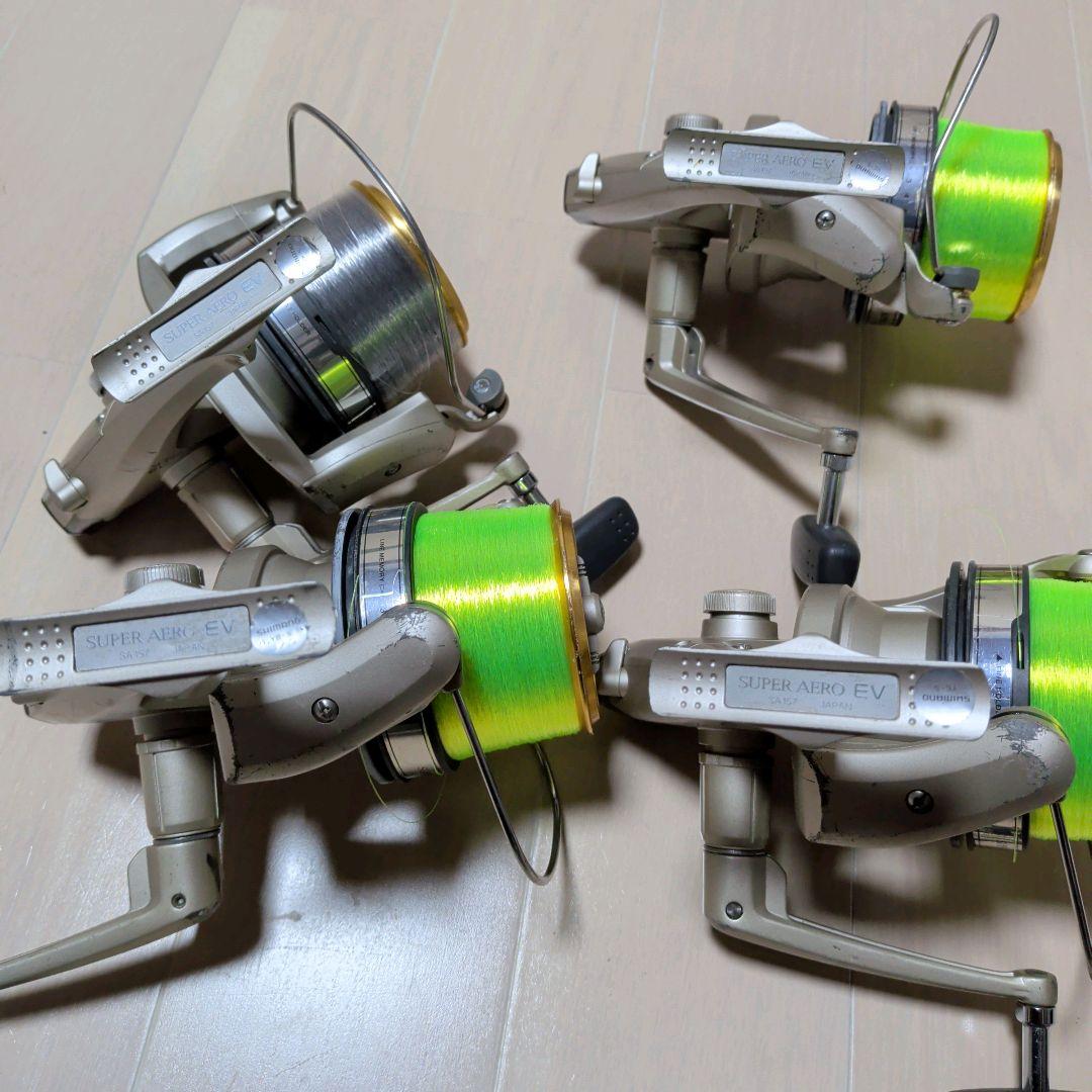 シマノ スーパーエアロEV 4台セット 日本製 JAPAN SHIMANO