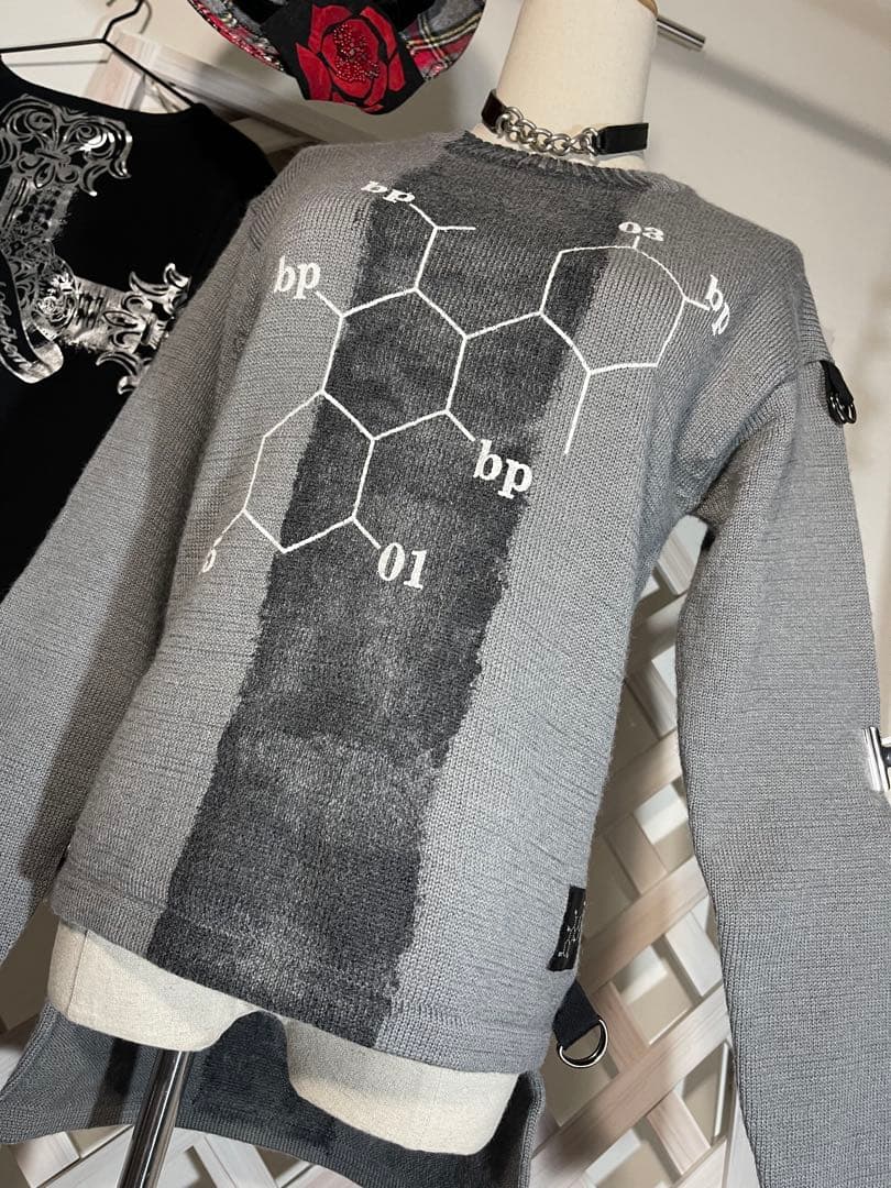 ⭐︎ bio-politics ⭐︎ ニット　美品　90's