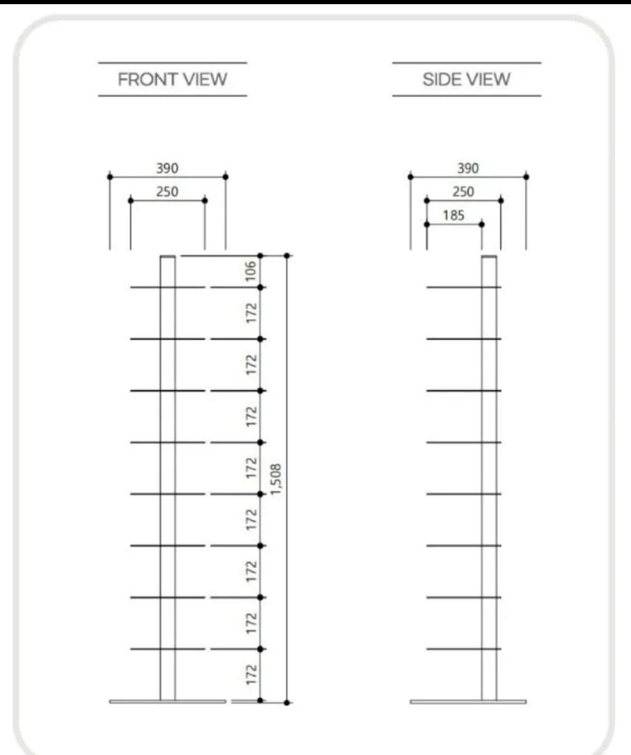 ダガグ dagagu テレジア1500ブックタワー 韓国　 本棚　ホワイト