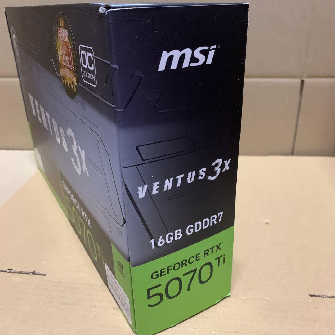 新品　GeForce RTX 5070 Ti 16G VENTUS 3X OC