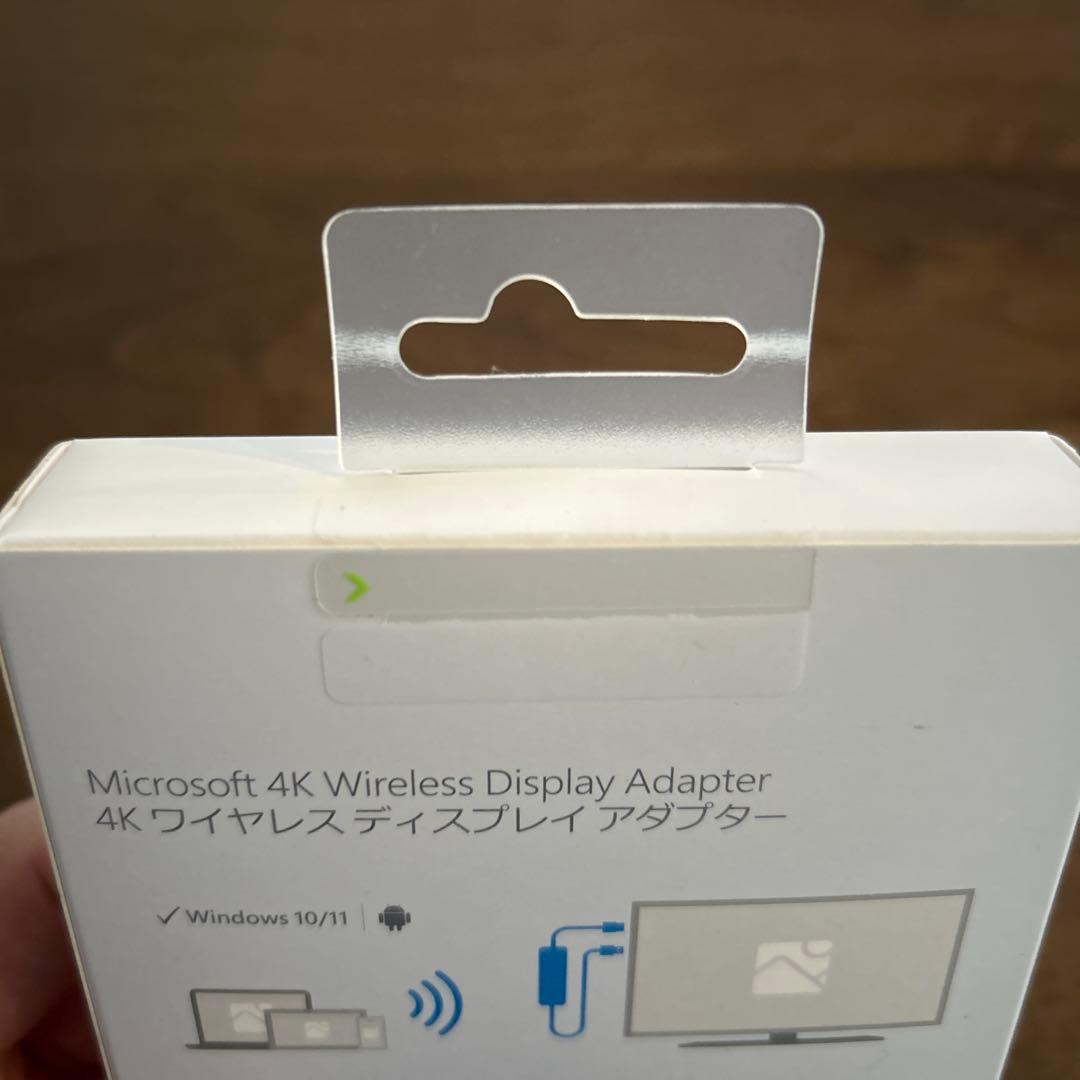 (未使用)Microsoft 4K ワイヤレス ディスプレイ アダプタ