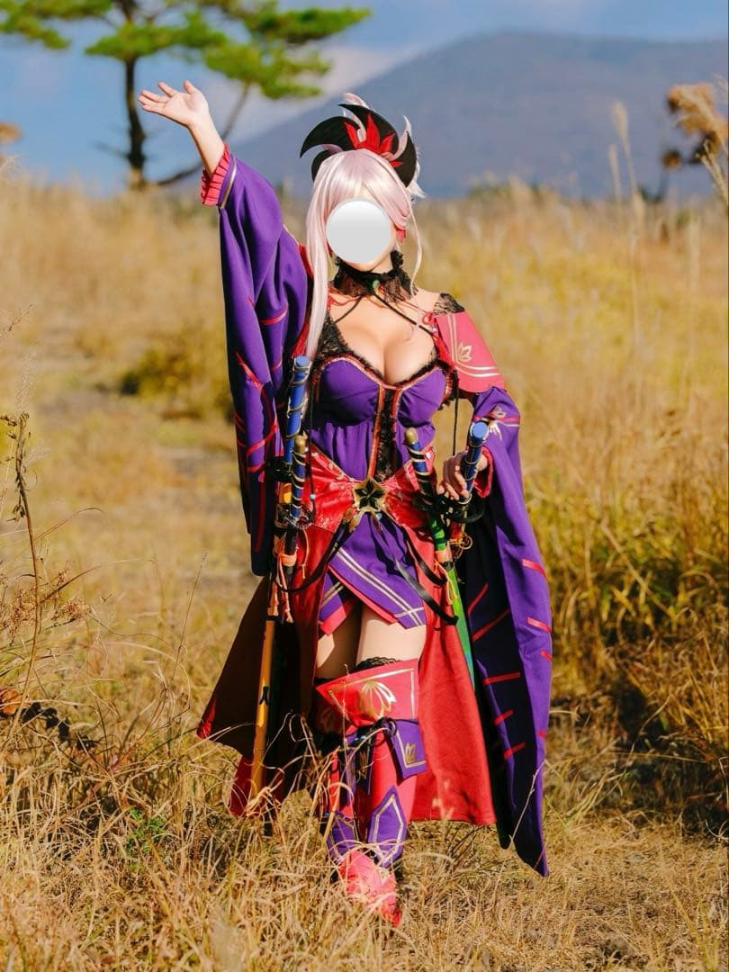 fate fgo 宮本武蔵 コスプレ衣装 靴付き