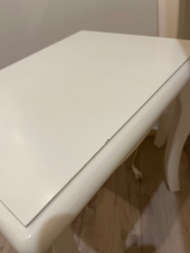 姫系ドレッサー 化粧台 椅子付き ホワイト 白 エステサロン アンティーク