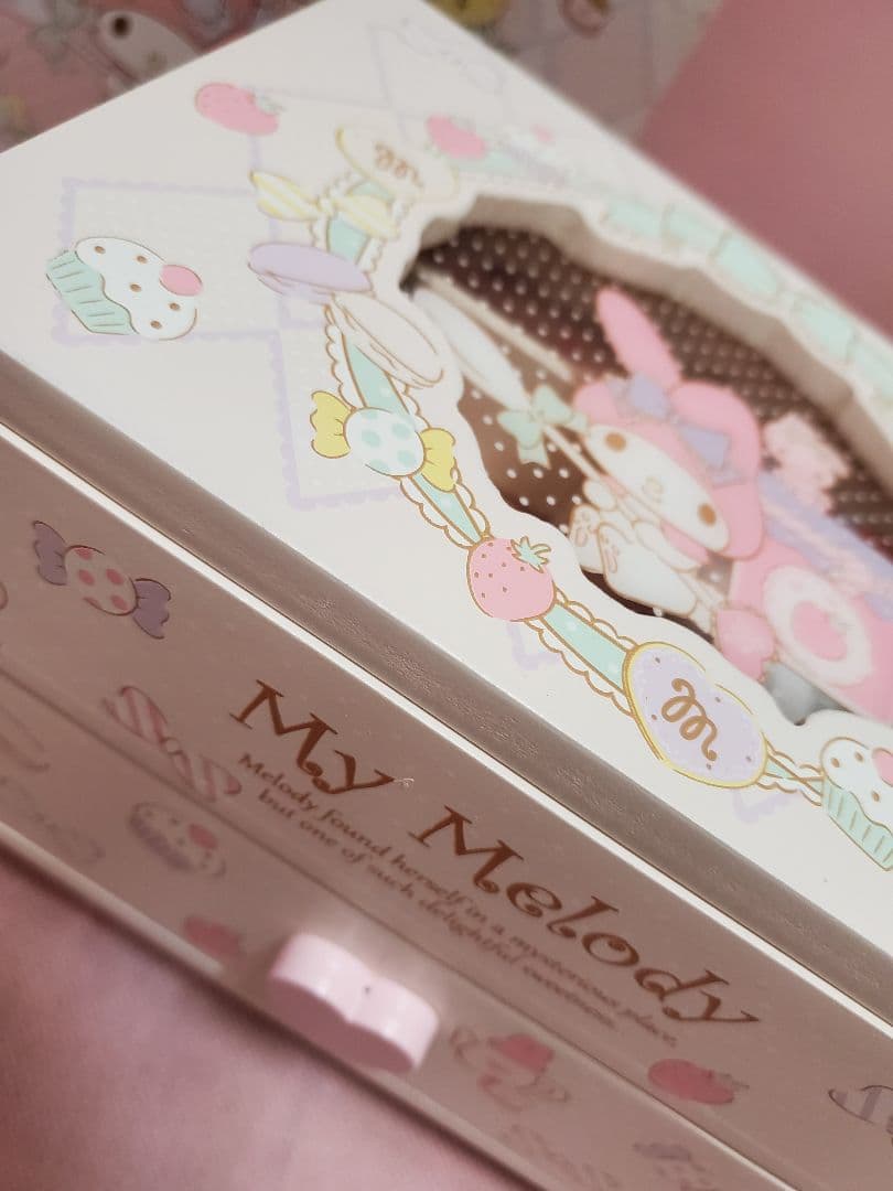 レア　　マイメロ　木製アクセサリーケース