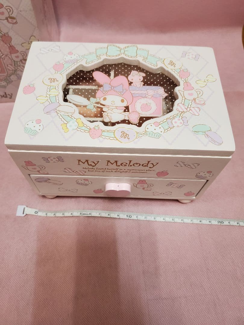 レア　　マイメロ　木製アクセサリーケース