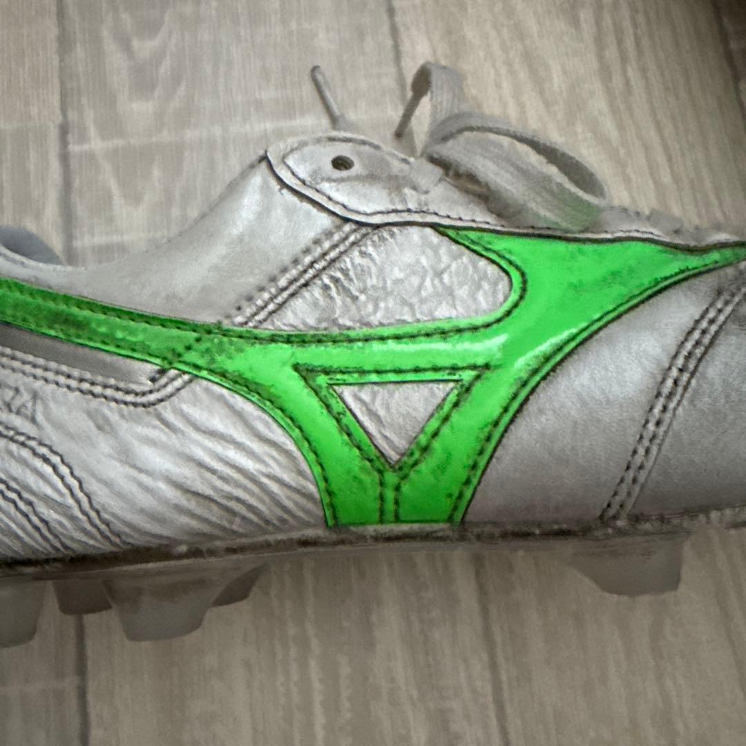 モレリア2Japanサッカーシューズ 日本製 ホワイト/グリーン　限定　グリーン