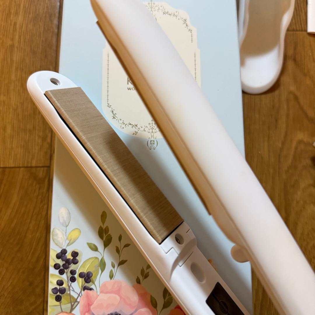 【11/30発送可】KINUJO W 絹女 海外 ヘアアイロン ストレート