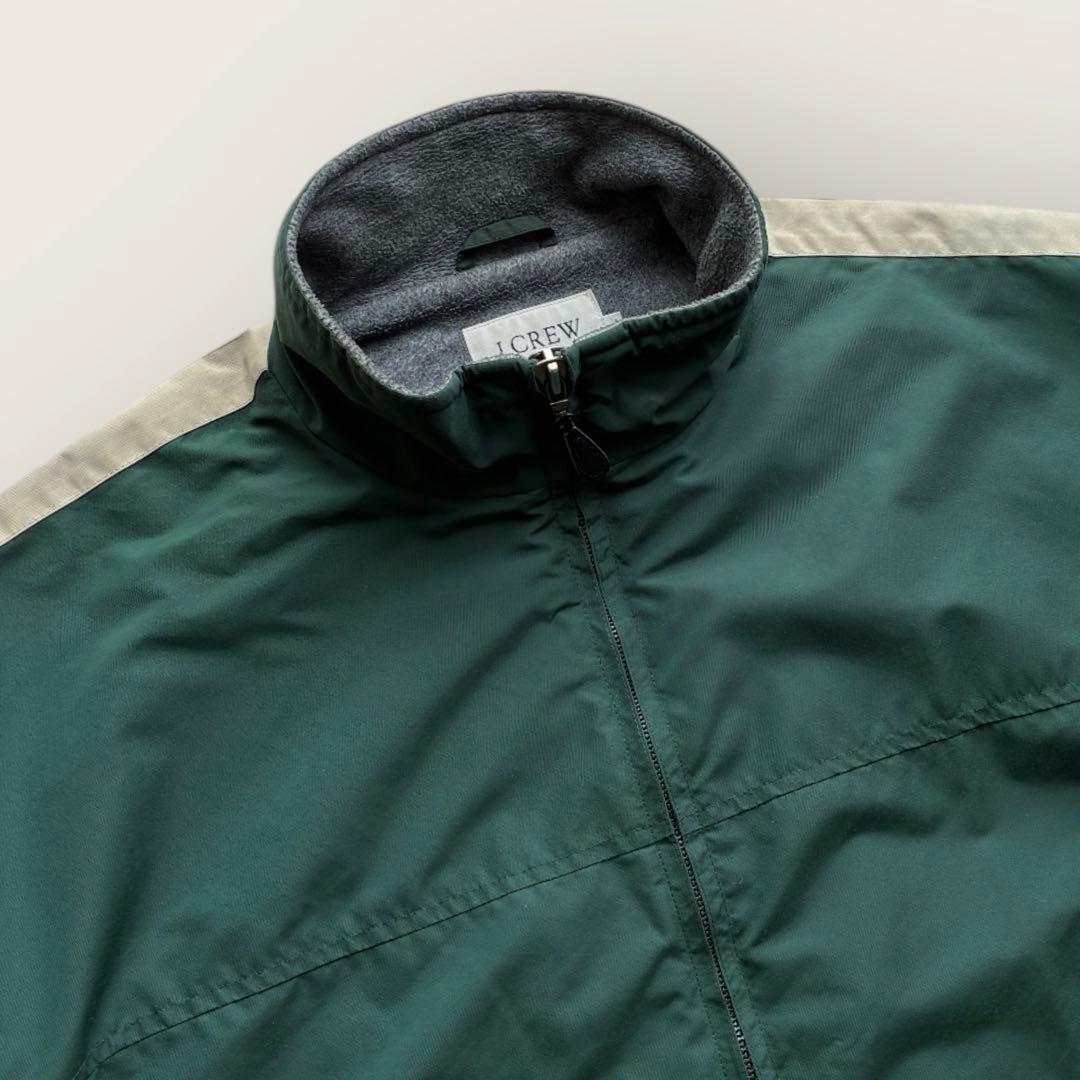 00's J.CREW ナイロンジャケット フリースライニング