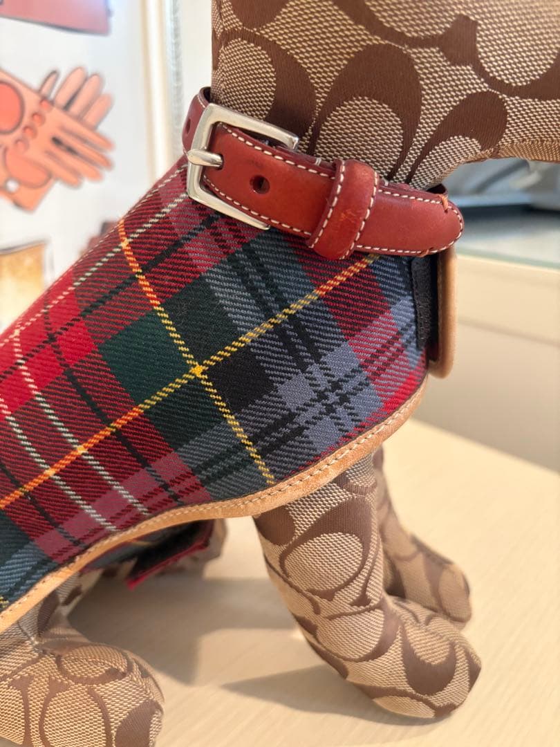 コーチ　犬ぬいぐるみ