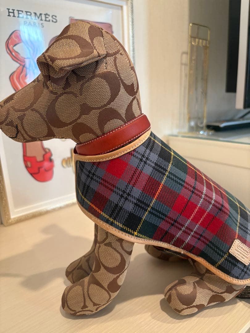 コーチ　犬ぬいぐるみ