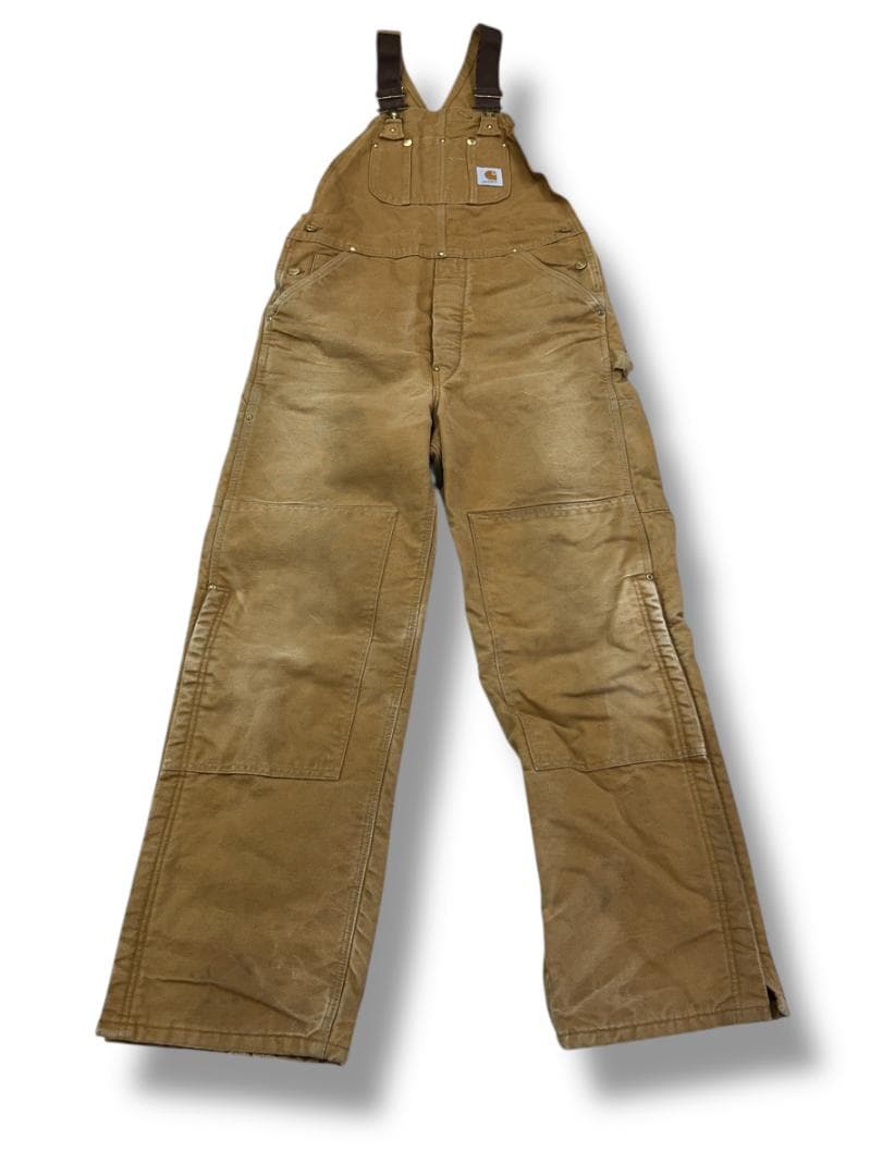e*u様 USA製　カーハート　ダブルニー　オーバーオール　古着　ライトブラウン