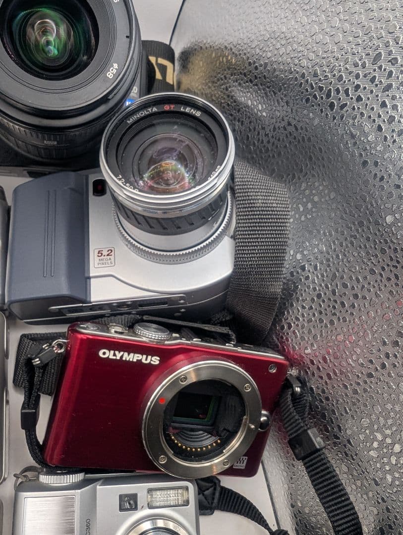 ジャンク デジタルカメラセット11台 Canon EOS 10D Olympus