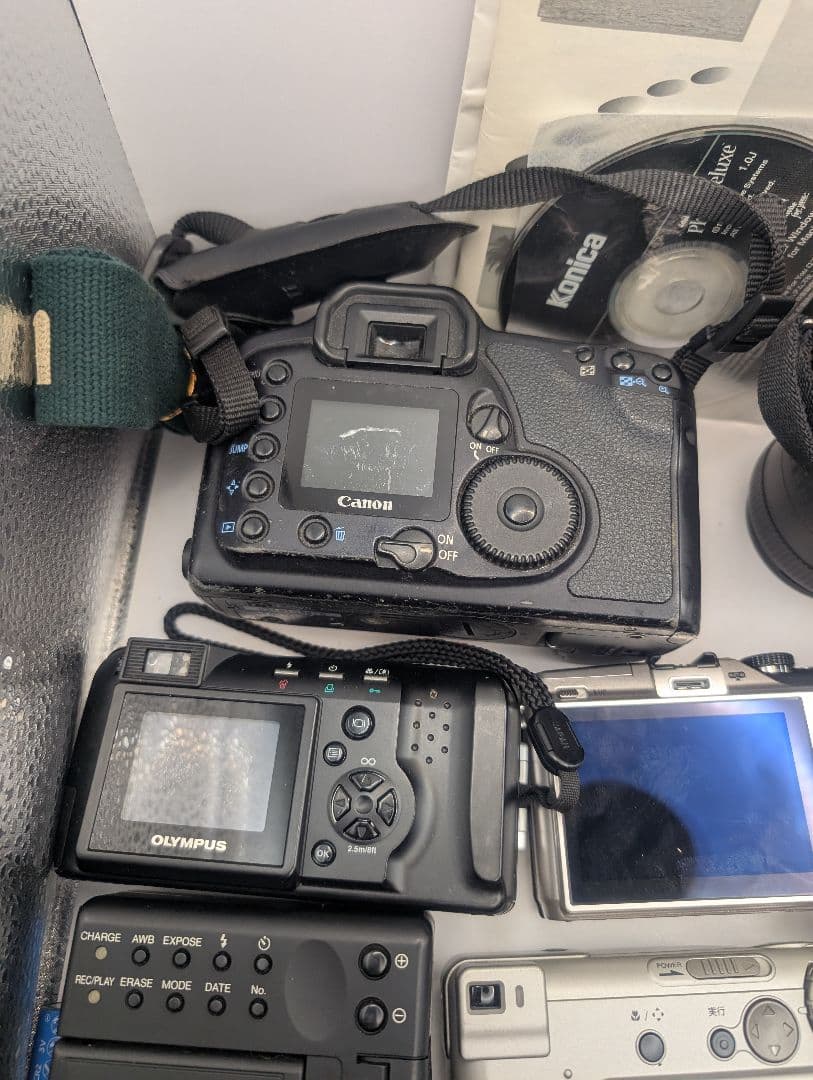 ジャンク デジタルカメラセット11台 Canon EOS 10D Olympus