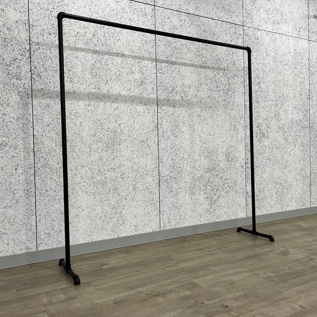 ラック ガス管 アイアン パイプ 鉄 黒 収納 什器 店舗 古着 服 アパレル