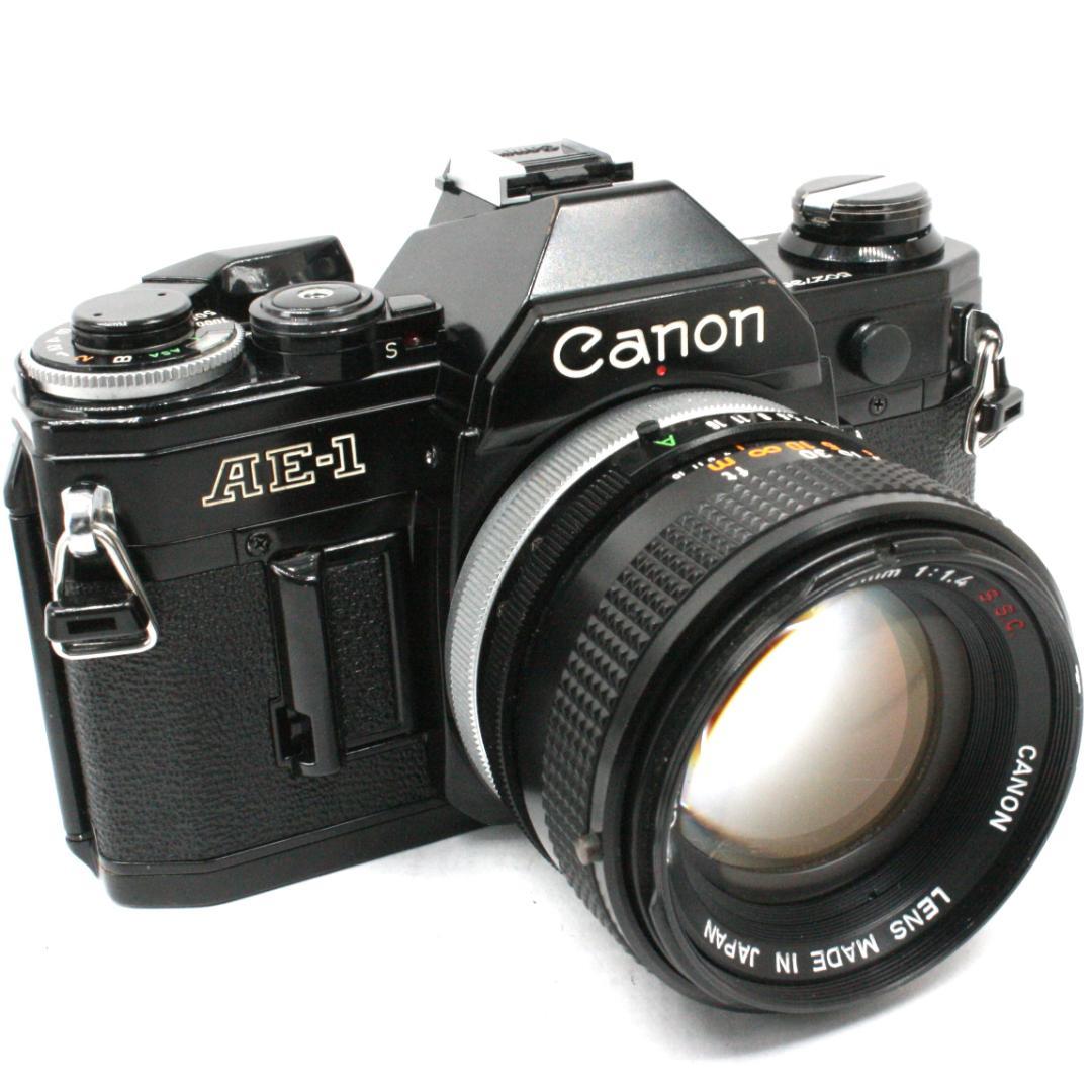 整備済】 Canon AE-1 FD 50mm F1.4 SSC 他望遠等｜25