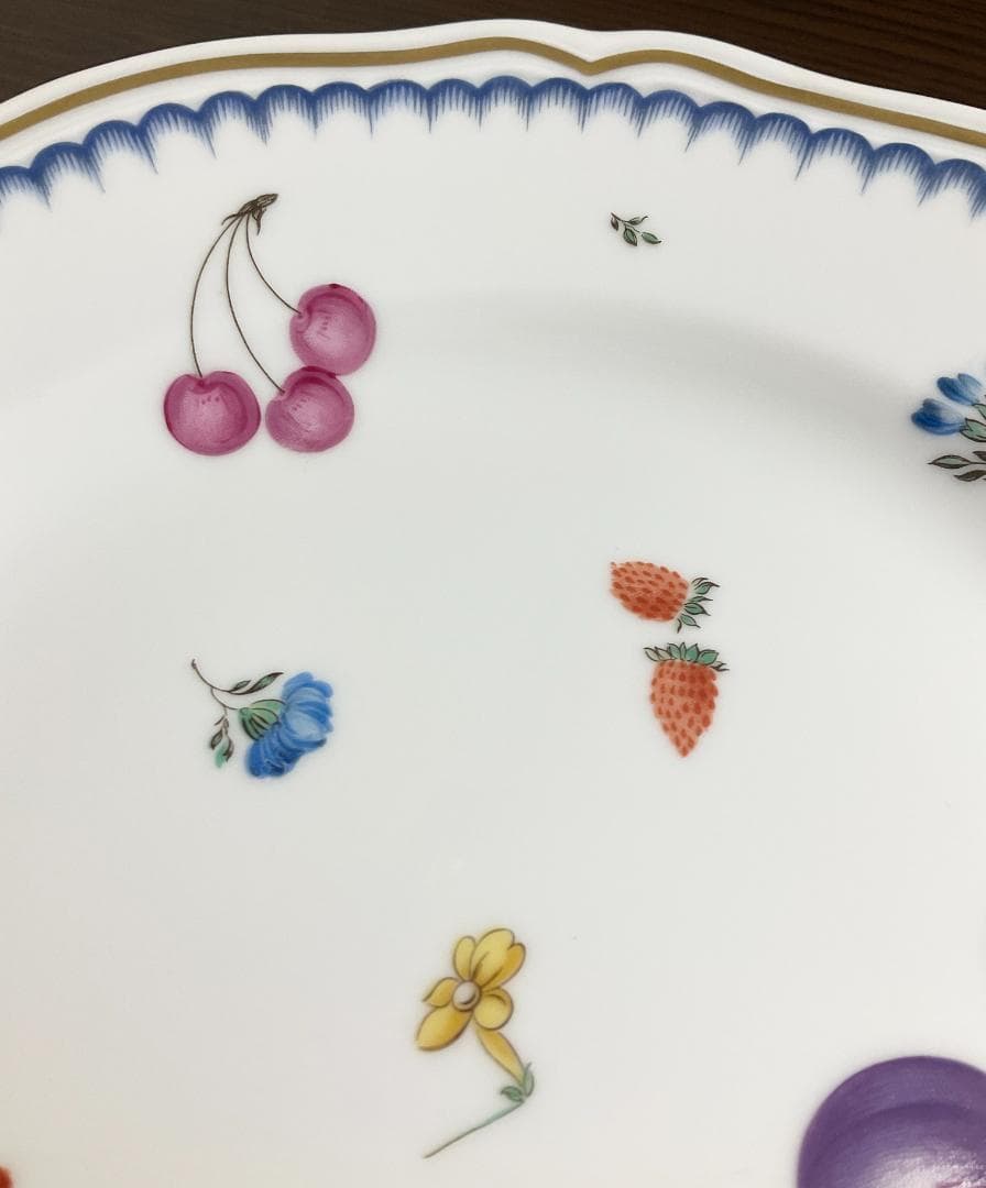 リチャードジノリ　イタリアンフルーツ　プレート24.5㎝×5セット（美品）