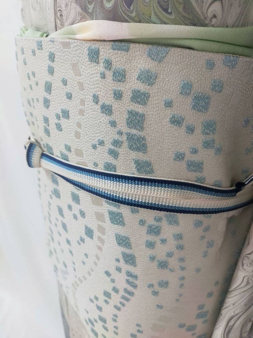 お見分け済　美品　正絹袷　墨流し　訪問着　単品