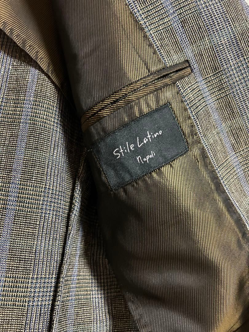 Stile Latino チェック柄 ジャケット 44