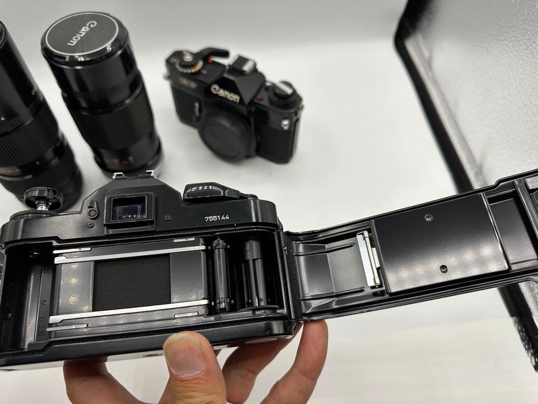 Canon フィルム一眼レフカメラ『EF』『A-1』セット/美品