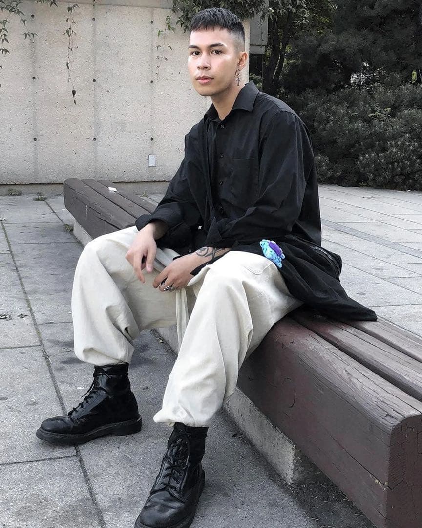 Dr.Martens 1460MONO UK10 8ホールブーツ マーチン