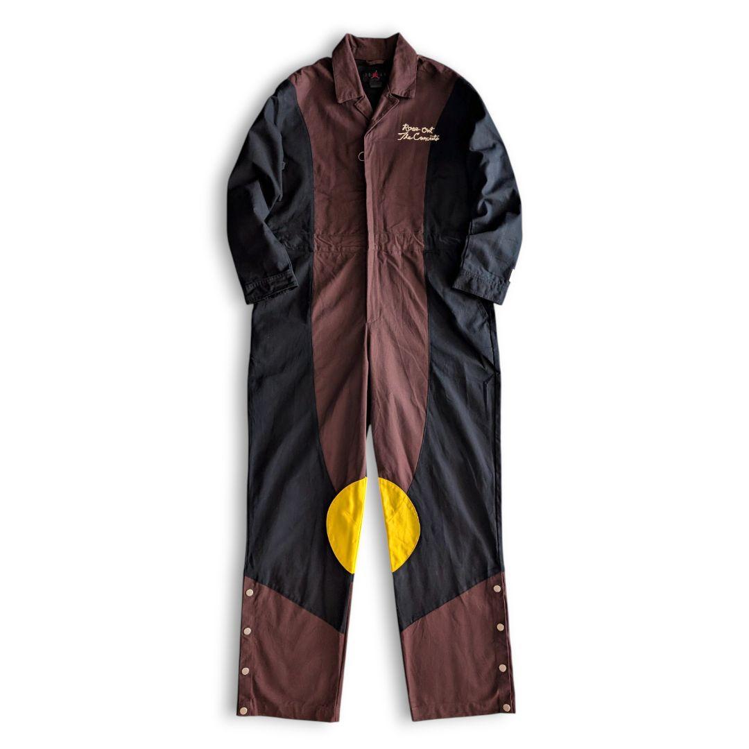 美品 ナイキ ジョーダン テヤナ テイラー ジャンプスーツ ブラウン ブラック