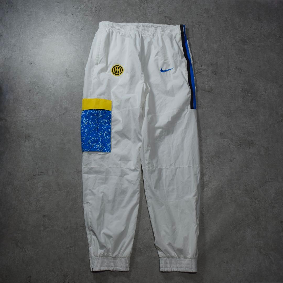 【入手困難/美品】NIKE インテル ナイロンカーゴパンツ ホワイト ジョガー