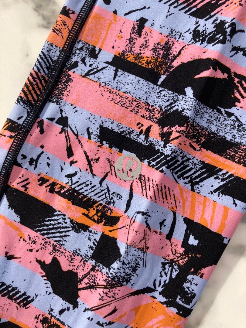 ルルレモン　レギンス　４　６　ヨガ　ピラティス　ピンク　ブルー