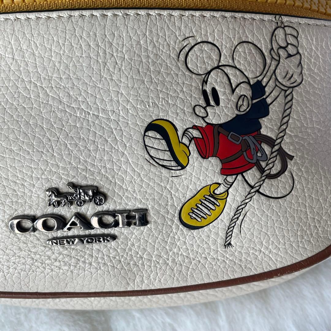 COACH ディズニー ミッキーマウス ボディバッグ ウエストバッグ