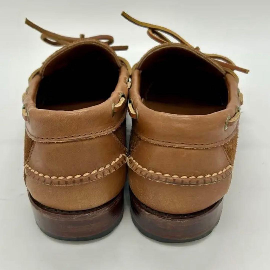 バ*ナ様 USA製 ラルフローレン スウェード モカシン デッキシューズ US8