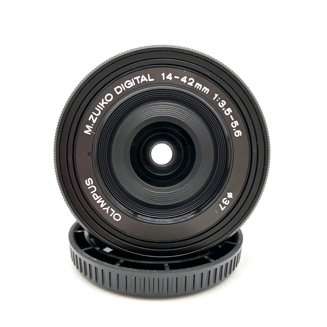 電動パンケーキレンズ　OLYMPUS 14-42mm F3.5-5.6 ブラック