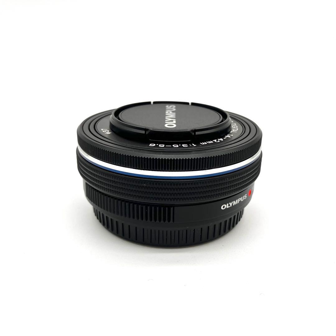 電動パンケーキレンズ　OLYMPUS 14-42mm F3.5-5.6 ブラック
