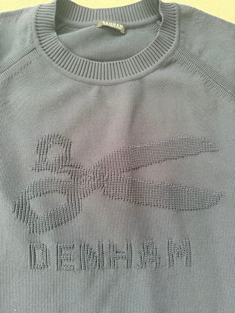 週末限定最終値下げ　DENHAM ネイビー クルーネックセーター