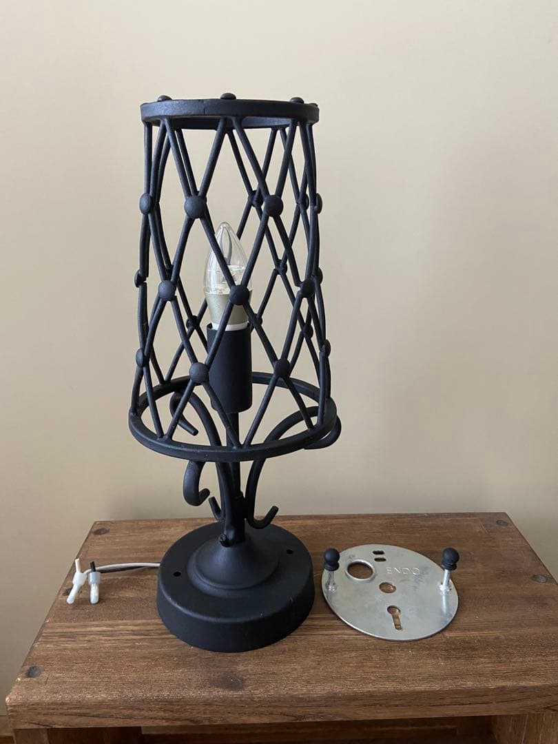 黒 アイアン 鉄 ランプ ウォールライト 照明 シャンデリア シーリングライト