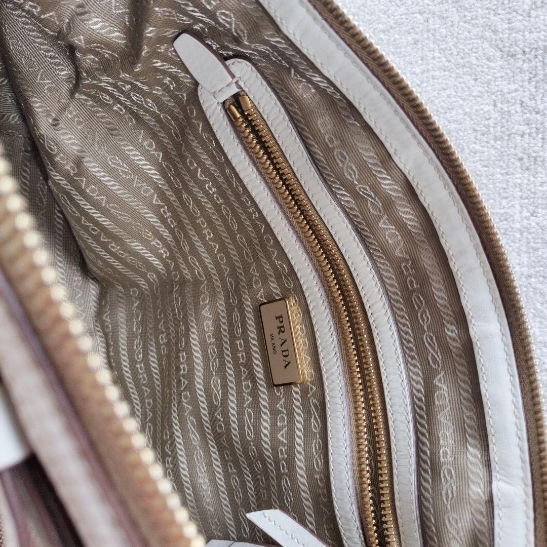 PRADA　プラダ　ロゴジャガード　ハンドバッグ　2WAY