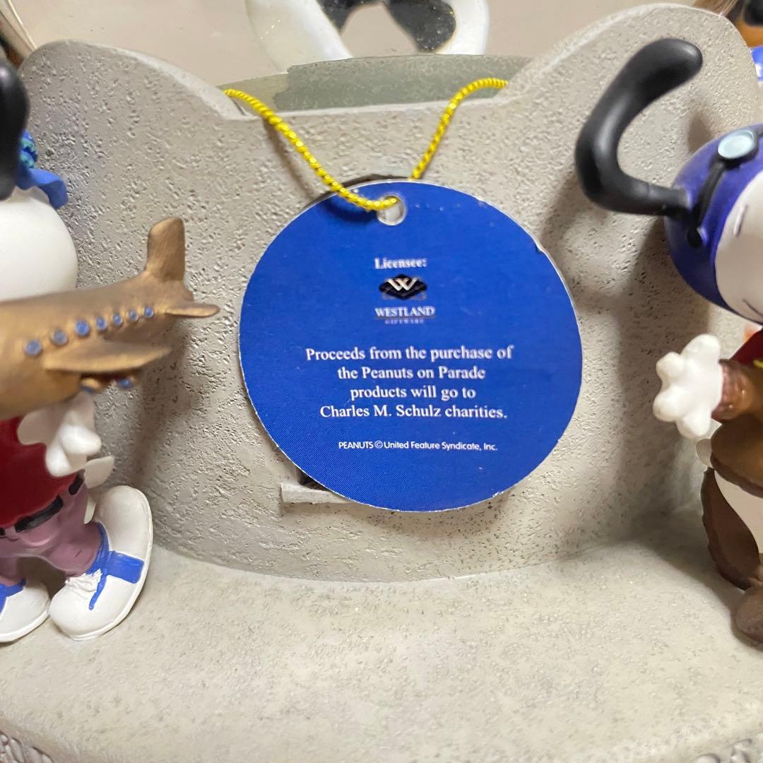 WESTLAND スヌーピー オルゴール スノードーム 限定 希少 ピーナッツ