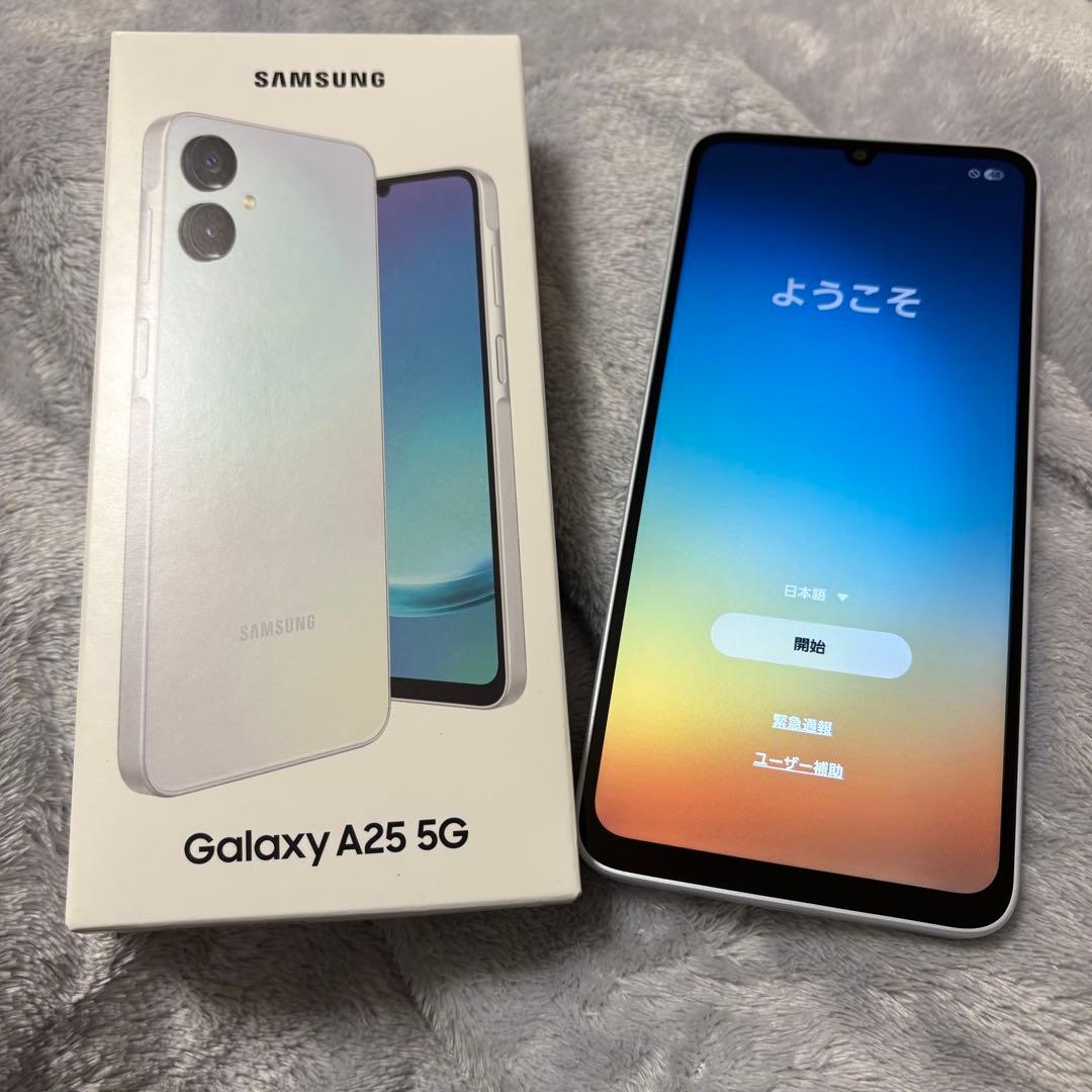 Galaxy A25 ライトブルー