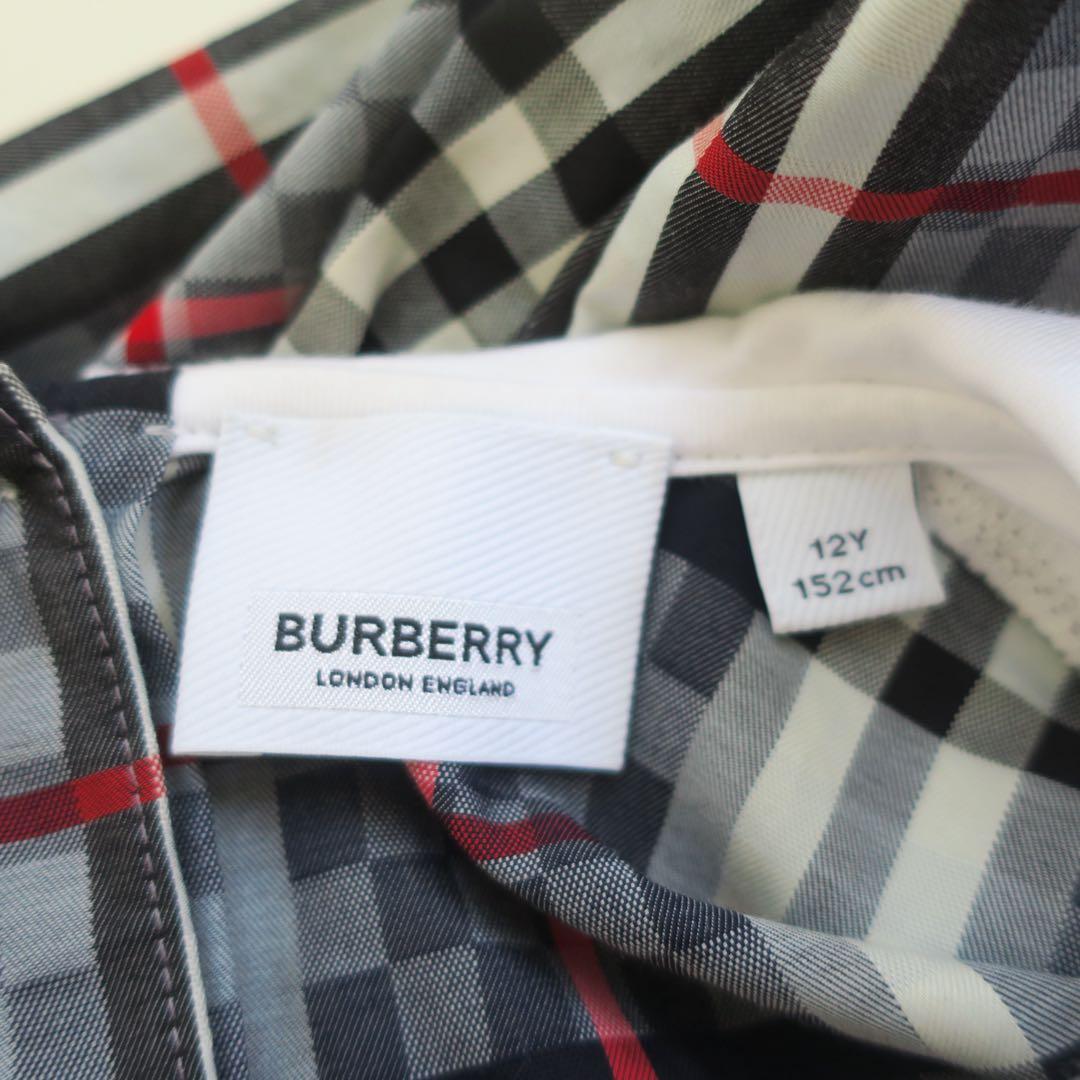 kaorinバーバリー ピーターパンカラー チェッカーボードパネル