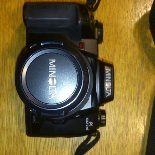 MINOLTAα507si  とAF LENS 75-300