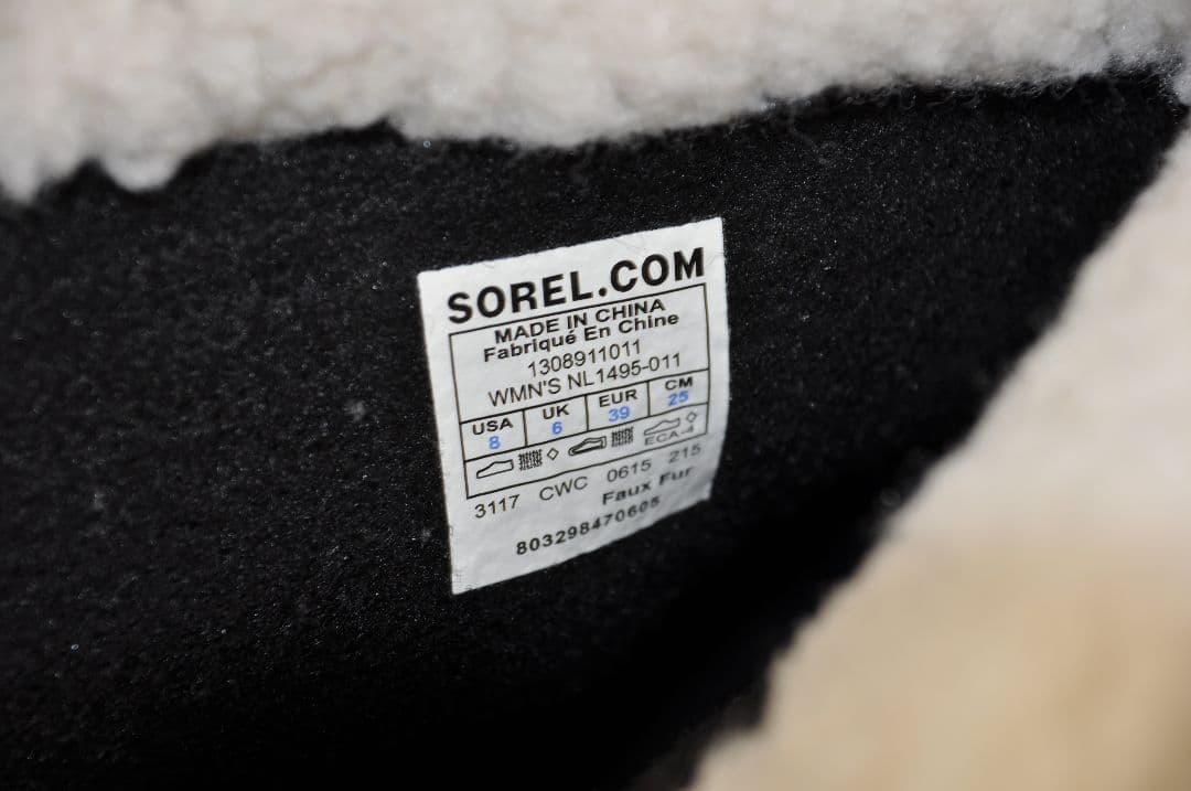 ​【美品・箱付】SOREL ソレル ウィンターカーニバル 25cm Black