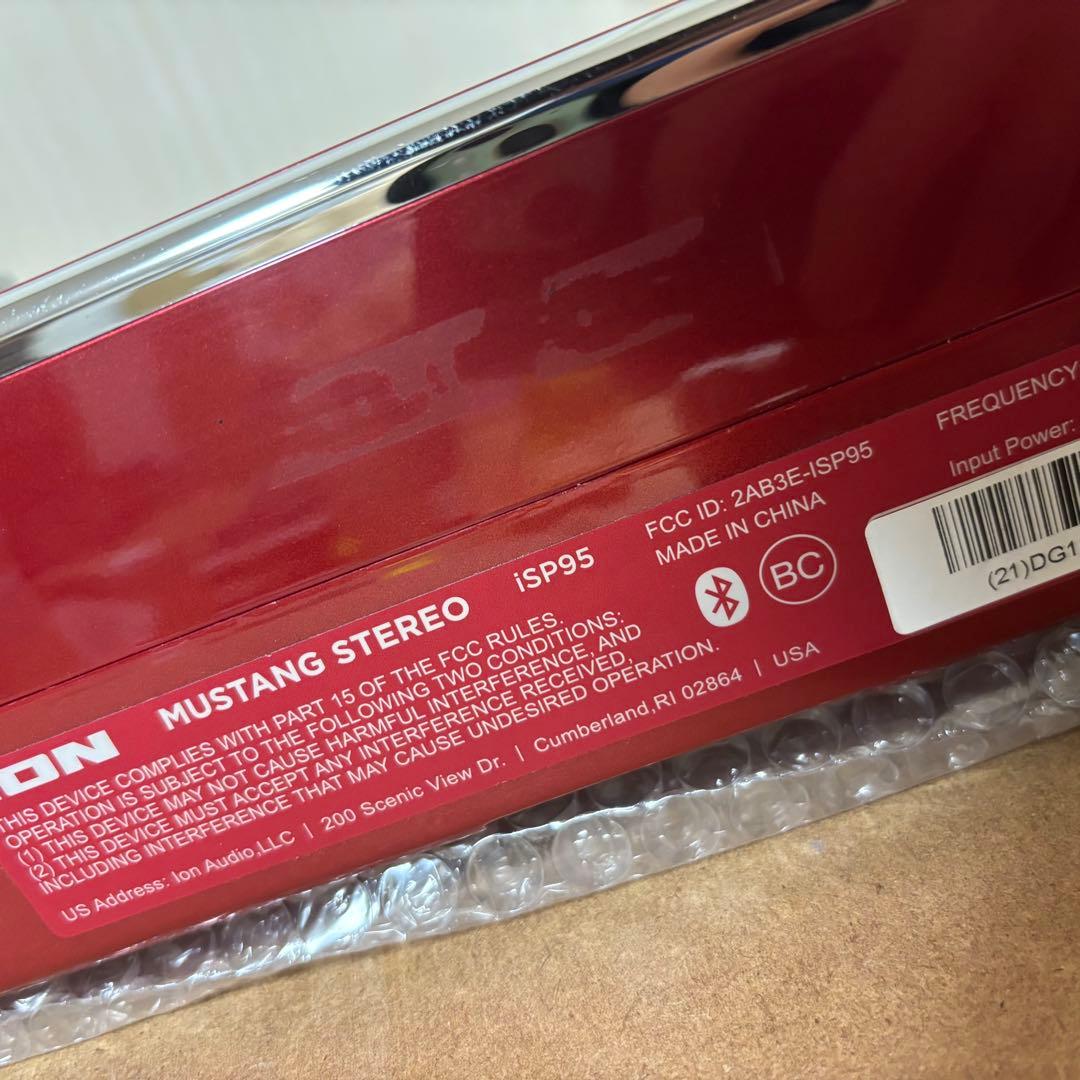 ポータブルプレーヤー FORD ION Audio Mustang Stereo