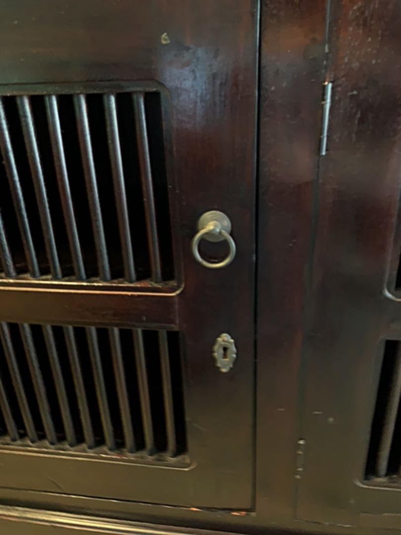 蔵出し アンティークキャビネット【大小セット】