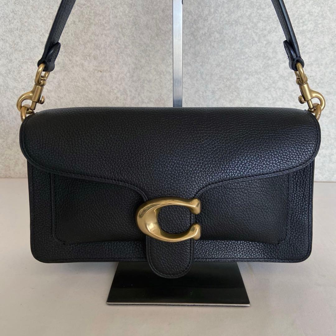 COACH コーチ タビー ショルダーバッグ 26 本革 2way ブラック