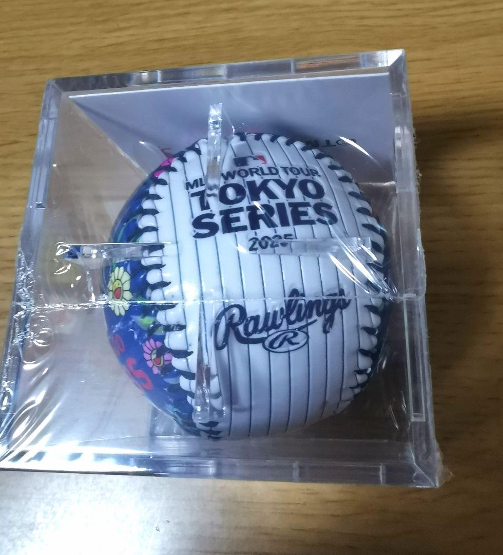 村上隆☆【限定】ボール☆MLB 東京 2025 開幕戦 シカゴカブス 花柄 ☆
