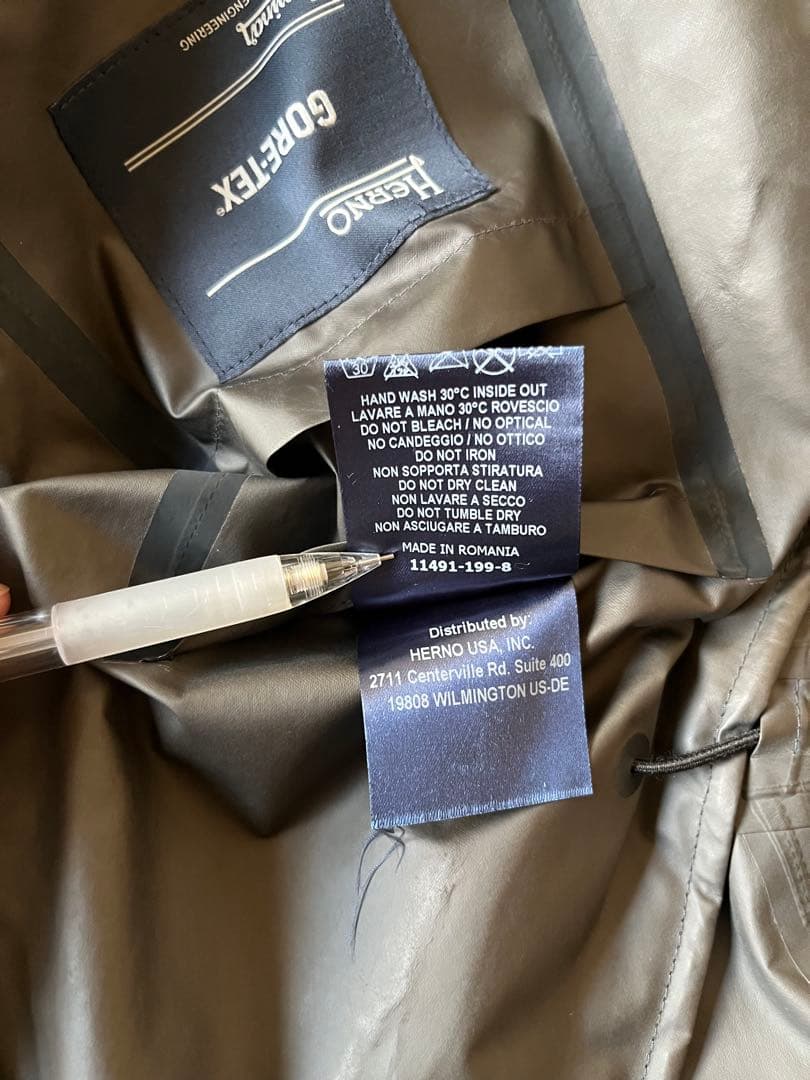 HERNO Laminar GORE-TEX 撥水モッズコート PA001UL