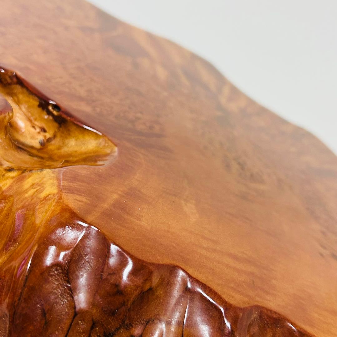 【超希少】本花梨瘤 玉杢 二段飾り台 花台 オブジェ 置物棚 飾棚 盆栽台