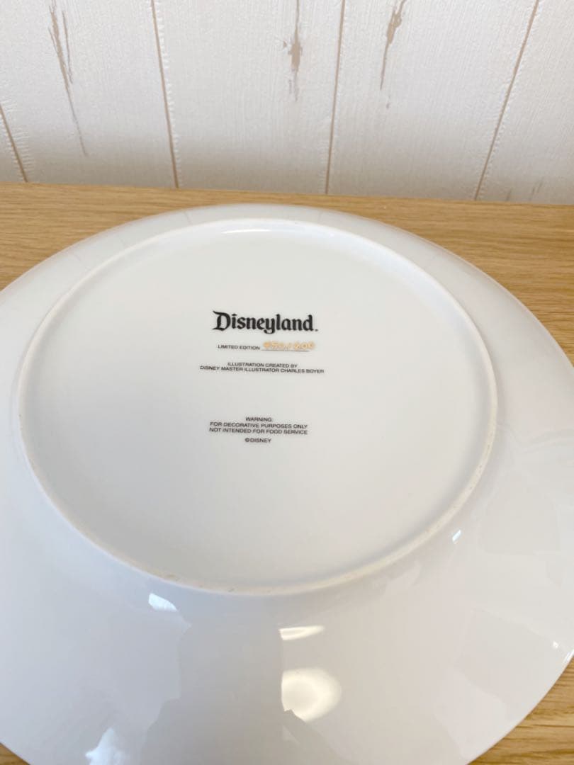 ☆希少　リミテッド　ディズニー　クラブ33 ウォルトディズニー　プレート　皿